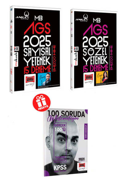 Yargı Yayınları Yargı Yayınları 2025 MEB-AGS Anka Serisi Sayısal ve Sözel Yet...