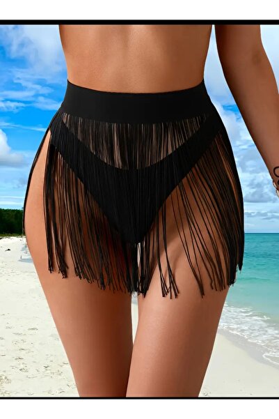 BF Bikini Fashion Φούστα παρεό με φούντες