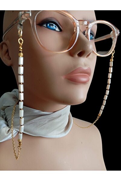 Ralp Moda نظارات شمسية - سلسلة - مع قناع وحزام وتصميم أنيق مصنوع يدويًا