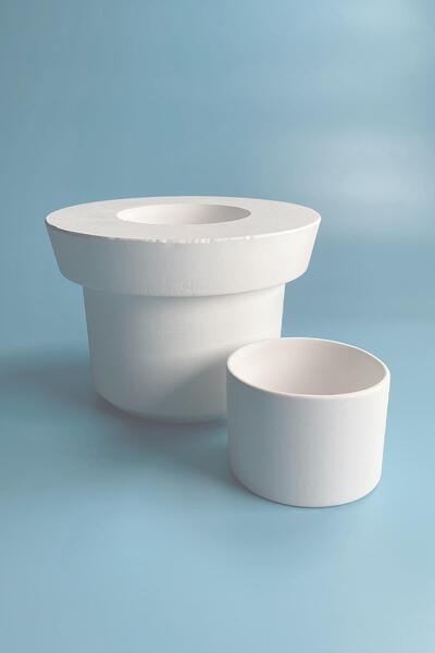 Ref-San Luna Kupa Kulpsuz - Alçı Kalıp