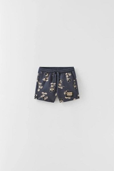Next Baby Laciel Paris Cotton Mickey Mouse Patterned Short Sleeve Bottom Top Set