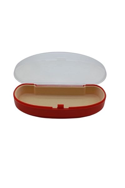 Safari Red Body Transparent Cover Sun Glasses Case Protection and Elegance in One