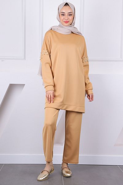 İmajButik Μπισκότο Shoulder Pearl Scuba Suit
