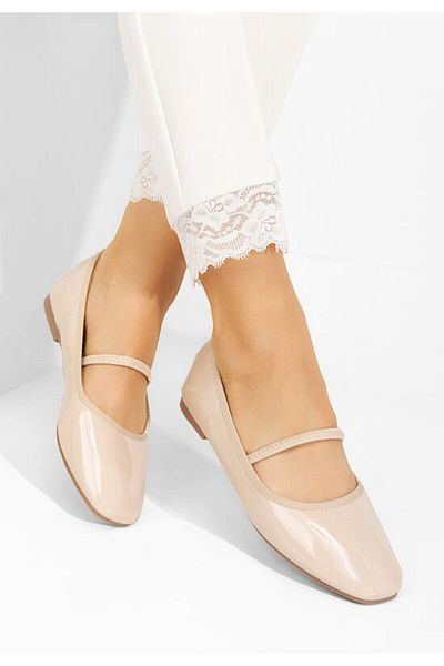 B T Shoes Balerini dama Janae bej