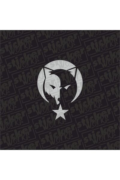 Sticker Works ملصق الذئب