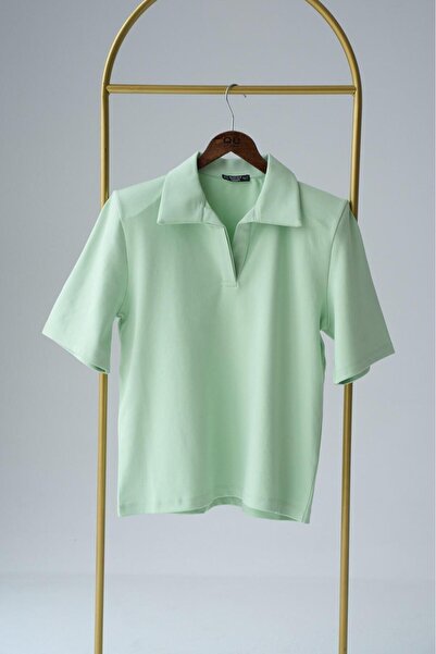 CADDELAMODA Γυναικείο μπλουζάκι με βάτα Oversize