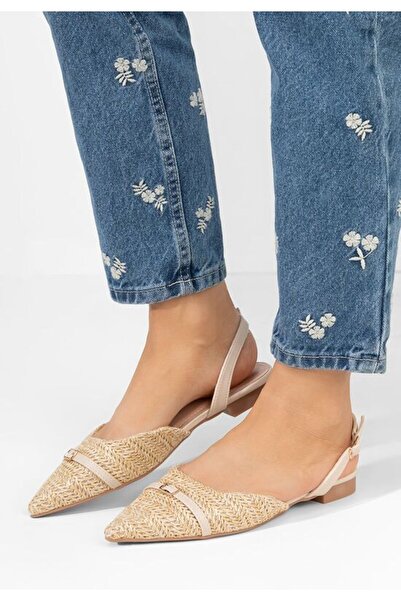 B T Shoes Balerini dama Candyce bej