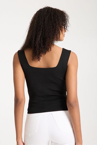 İLKCET MODA Ribbon Detail Square Collar Women's Knitwear