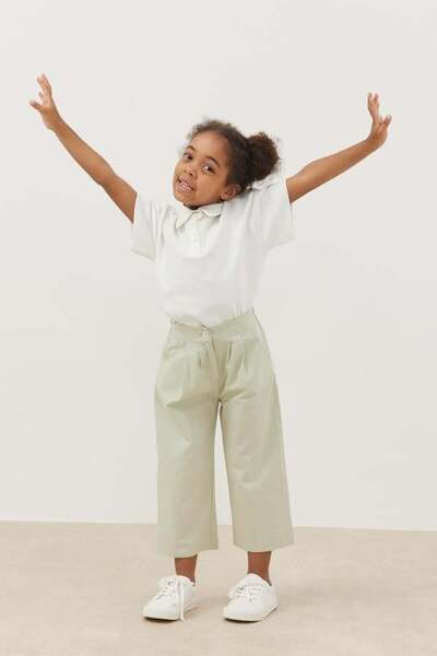 Fahhar Kids Pileli Pantolon Çağla