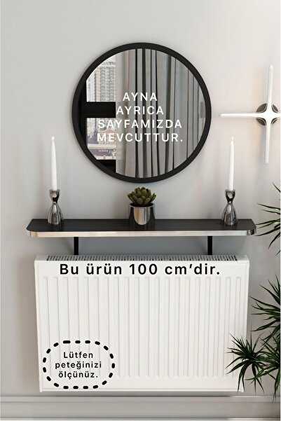 TALAŞTOZUM Siyah Gümüş Petek Üstü Tak Çıkar, Uçan Raf & Dresuar Duvar Montajs...