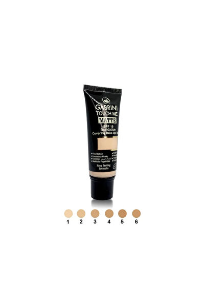 DokuzArı Gabrini Touch Me Matte Fondöten spf15 No:3