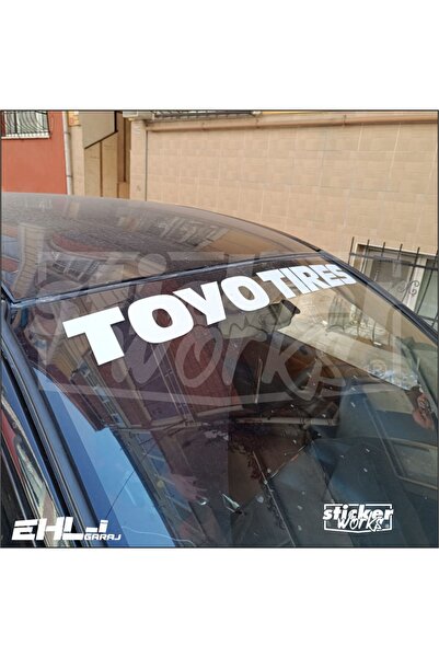 Sticker Works Toyo Tires Ön Cam Sticker