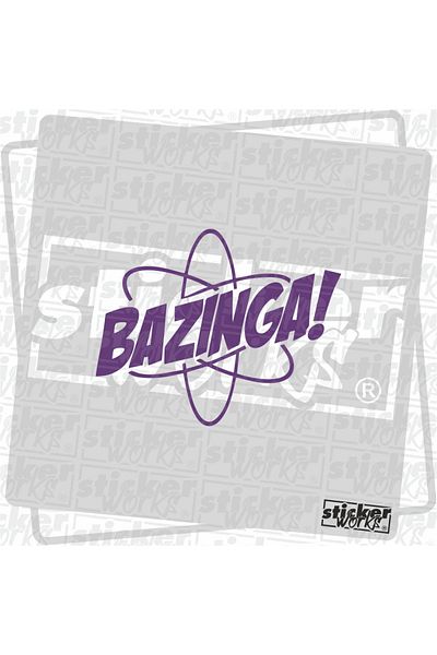 Sticker Works Αυτοκόλλητο Bazinga