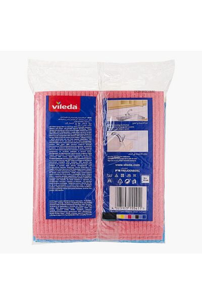Vileda 10-Piece Value Sponge Cloth Set - XXL