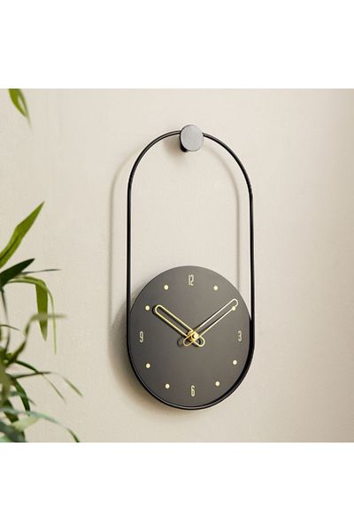 Home Box Mido Metal Creative Clock - 20x4x40 cm