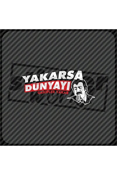 Sticker Works Yakarsa Burns the World Weird Sticker