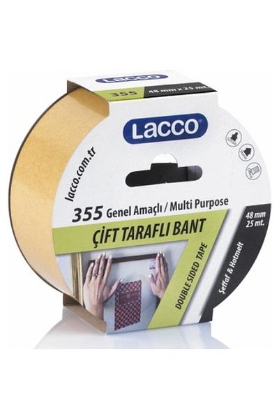 Lacco Hotmelt Double Sided Tape 48 Mm X 25 M