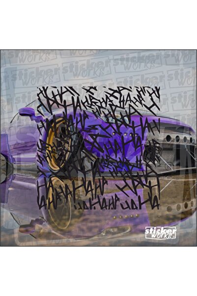 Sticker Works ملصق طلاء جوكر هاهاهاهاها