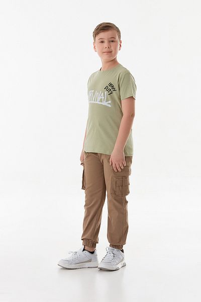 Fulla Moda 100% Cotton Survival Text Printed Boys' T-Shirt