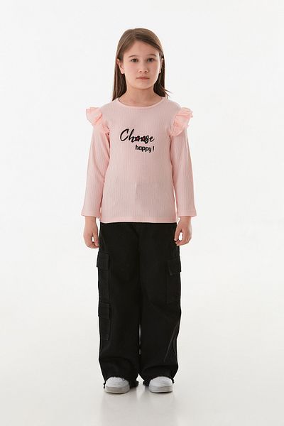 Fulla Moda Printed Ruffled Sleeve Girl's Bodysuit