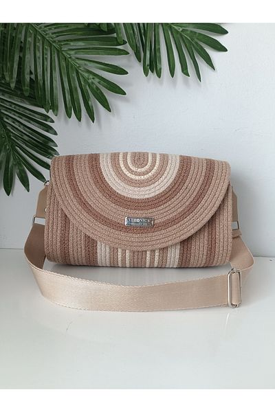 VeronicA Rainbow Shoulder Bag Large Size Tress Thick Strap