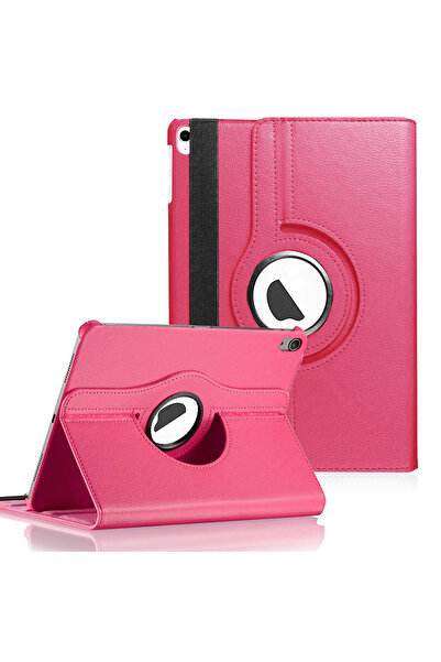 Microsonic Apple iPad 11.Nesil 2025 Kılıf (A3354-A3355) 360 Rotating Stand Deri Pembe