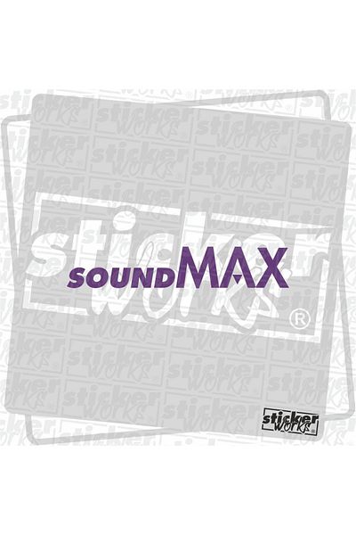 Sticker Works Αυτοκόλλητο Sound Max