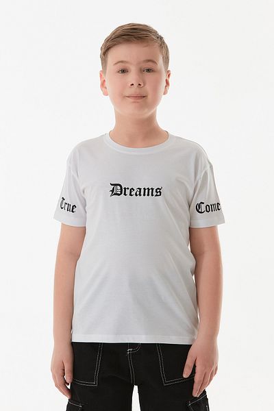 Fulla Moda Μπλουζάκι για αγόρι με στάμπα 100% Cotton Dreams