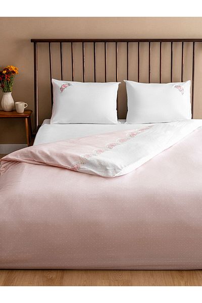 LC Waikiki Lcw Floral Printed Double Duvet Cover Set