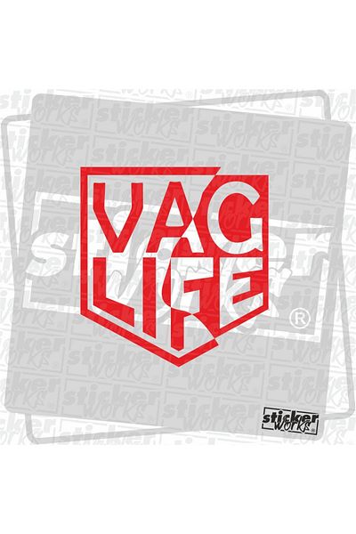 Sticker Works Αυτοκόλλητο Vag Life