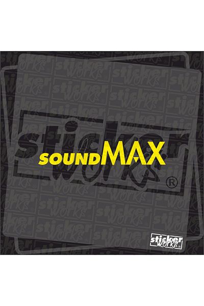 Sticker Works Αυτοκόλλητο Sound Max