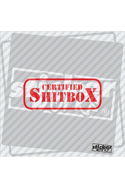 Sticker Works Αυτοκόλλητο Certified Shitbox