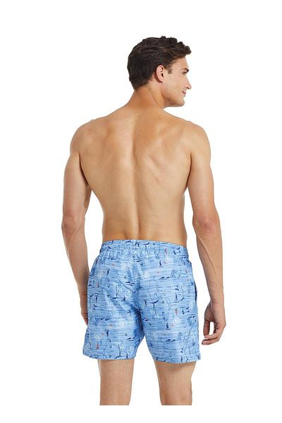 Blackspade Men's Blue Swim Shorts 10037