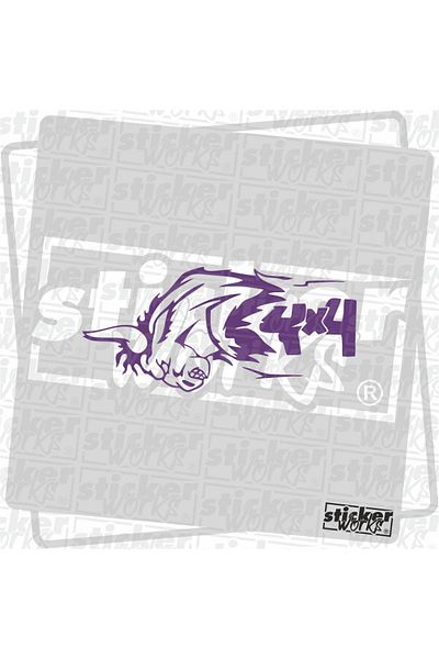 Sticker Works Autocolant 4x4