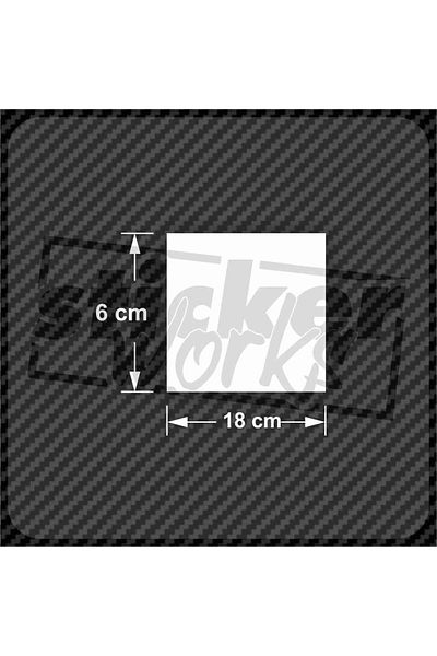 Sticker Works نحن نحب الله يغفر الملصق