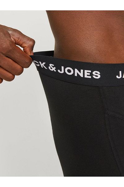Jack & Jones مجموعة بوكسر للرجال مكونة من 3 قطع بلون سادة