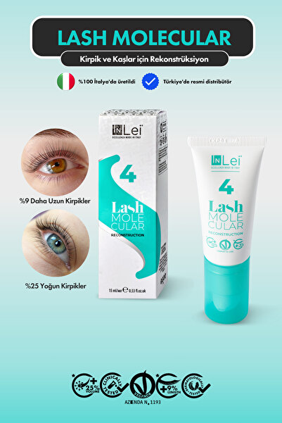 İnLei LASH MOLECULAR 4 – kirpik ve kaşlar için moleküler yeniden yapılandırma...