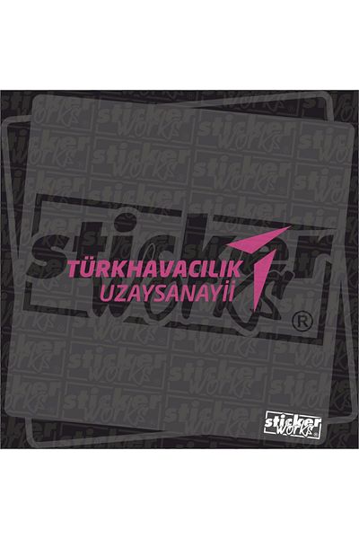 Sticker Works Αυτοκόλλητο τουρκικής αεροπορίας διαστημικής βιομηχανίας