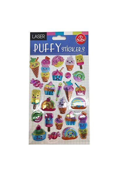 Bubu Bu-Bu Damla Stıckers Dondurma 12,5x23,5 BUBU-PUF-6210