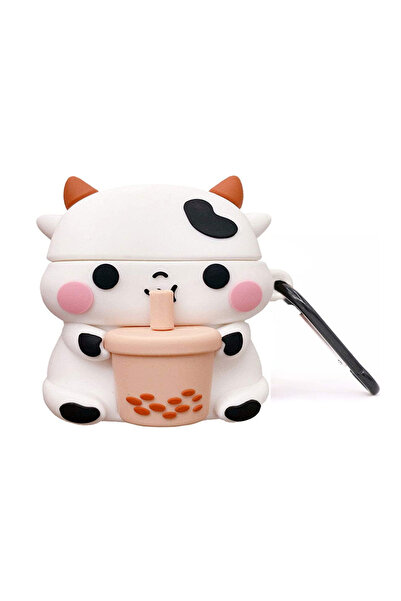 Microsonic Airpods 4.Nesil / ANC Kılıf Cartoon Figürlü Silikon Crtn-Fgr-Bb-Cw