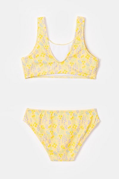 Woody 10-16 Years Girl Upf50+ Protection Bikini-Yab Yellow