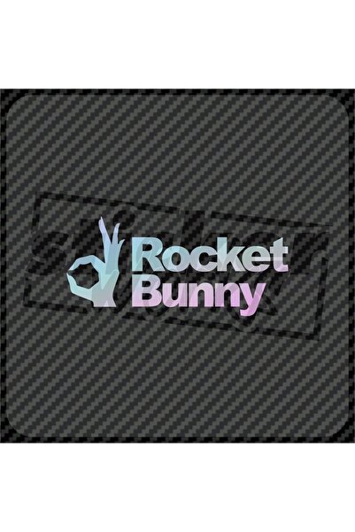 Sticker Works ملصق الأرنب الصاروخي