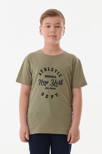 Fulla Moda Μπλουζάκι για αγόρια από 100% βαμβάκι με αθλητικά κείμενα