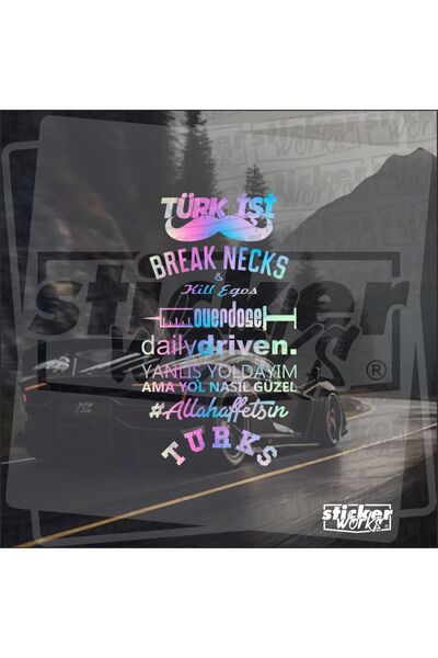 Sticker Works حزمة النوافذ الخلفية الثلاثية الأبعاد رقم 29