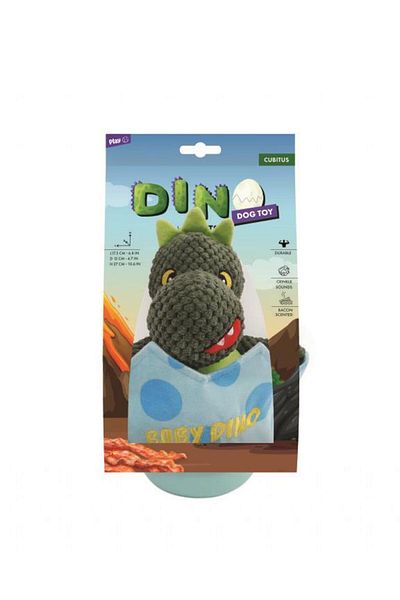 M-PETS Play Dino Cubitus Bacon Flavored Dog Toy