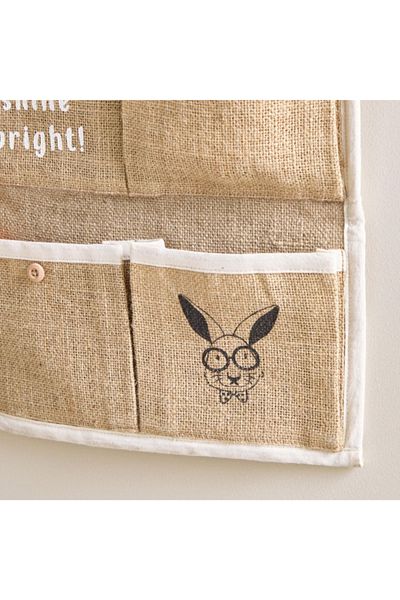 Home Box Eva Jute Cotton Kids Organizer - 35x45 cm