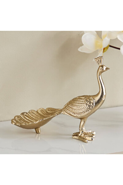 Home Box أوزاوا ألومنيوم على شكل طاووس 25×12×23 سم