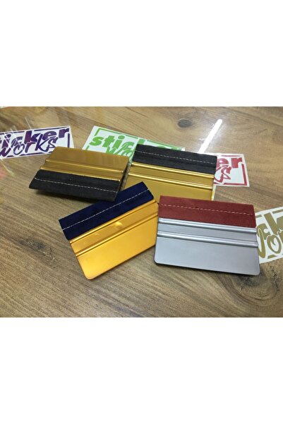 Sticker Works ملصق، رقائق معدنية، جهاز تطبيق فيلم زجاجي (قطعة واحدة)