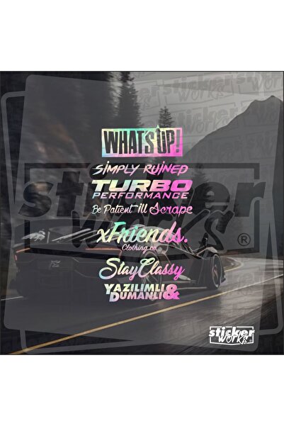 Sticker Works حزمة النوافذ الخلفية الثلاثية الأبعاد - 22 نموذجًا مع رمز