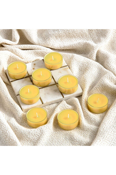 Bolsius 8-Piece Mimosa Scented Maxi Light Set - 375 gm